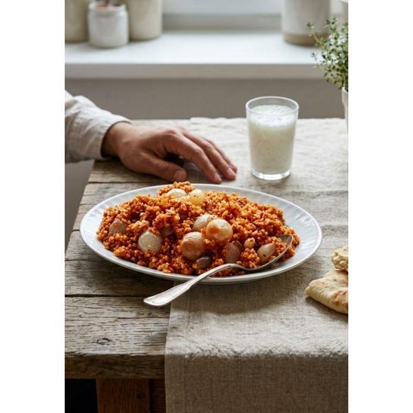 BİBERLİ KİMYONLU BULGUR AŞI