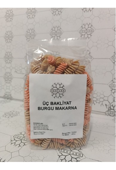 Burgu Makarna Çeşni Bakliyatlı 350 gr (VEGAN)